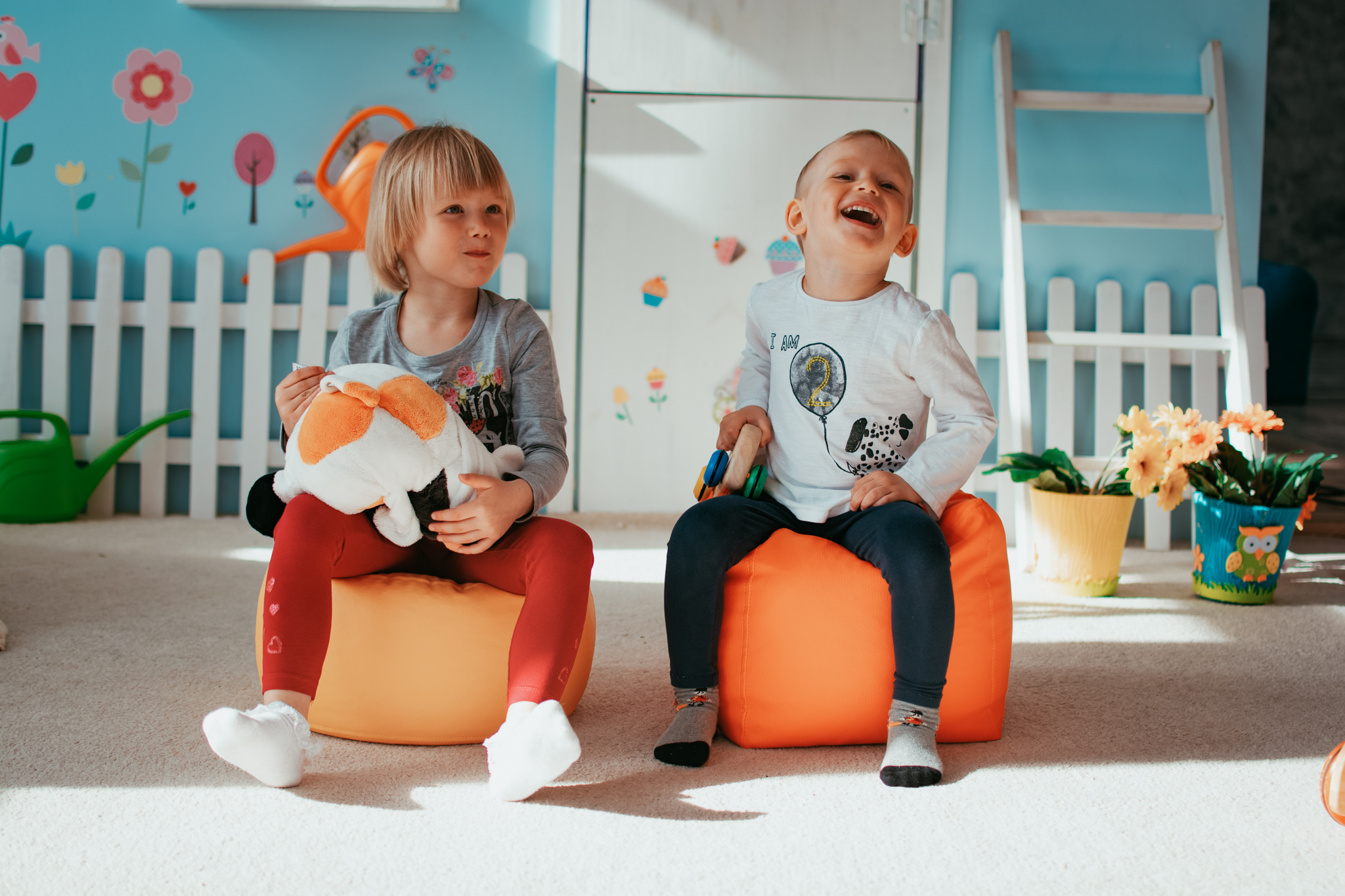 Istumiseen tai leikkimiseen