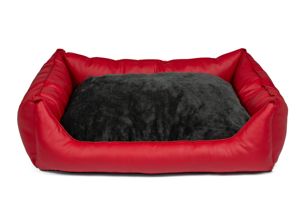 Koiranpeti Original Fluffy – Punainen + Tu.harmaa, 70x85x25cm