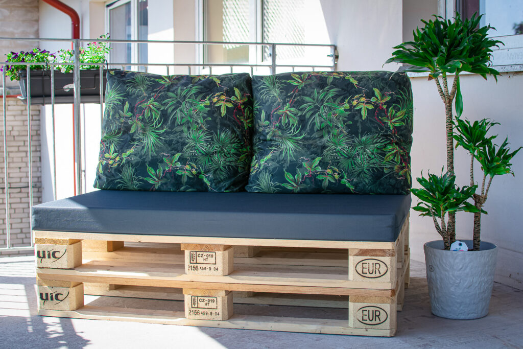 Selkänojantyyny eurolavoille Soft Garden