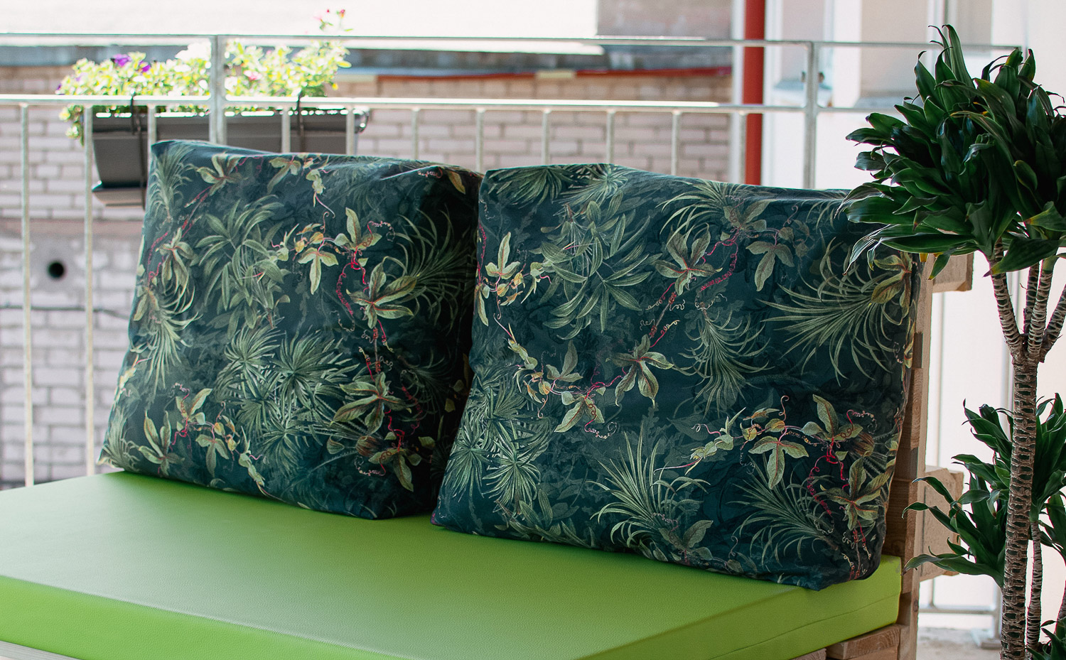 Selkänojantyyny eurolavoille Soft Garden