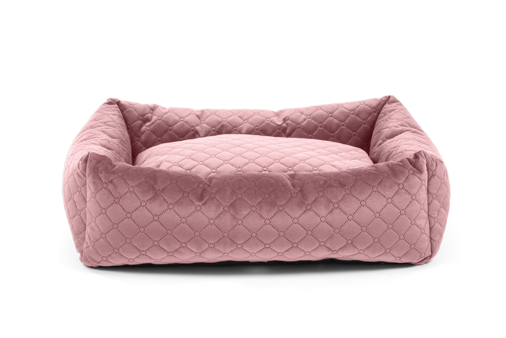 Koiranpeti Vogue premium – Murrettu vaaleanpunainen, 80x100x20cm