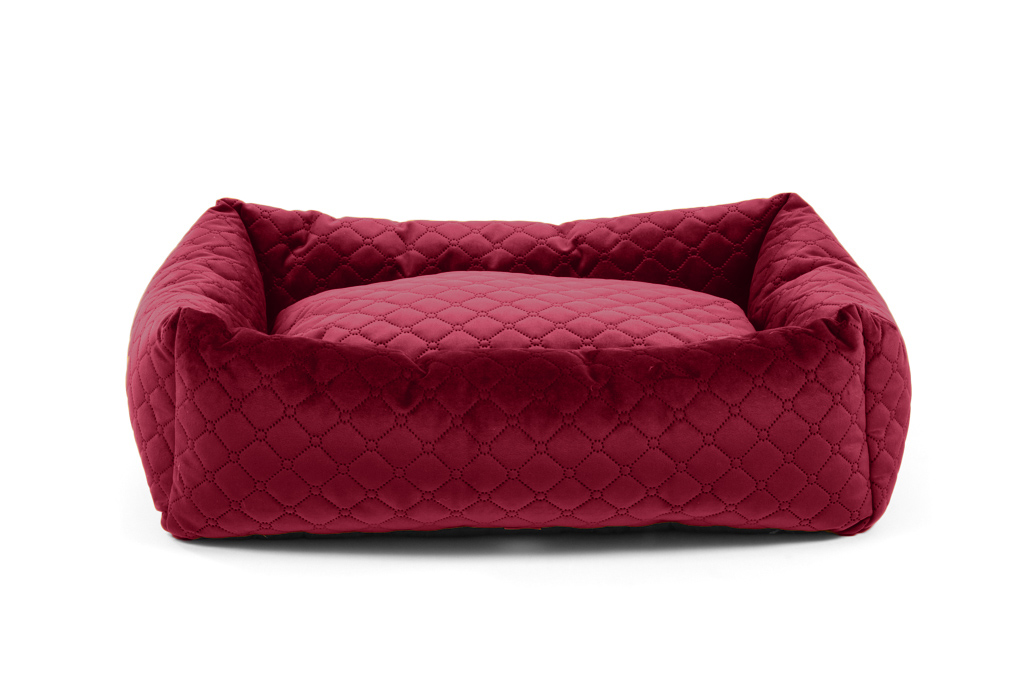Koiranpeti Vogue premium – Bordoo-mahonginruskea, 45x60x20cm
