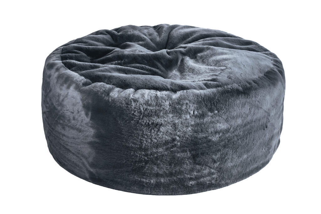 Säkkituoli Big Fluffy – Tummanharmaa