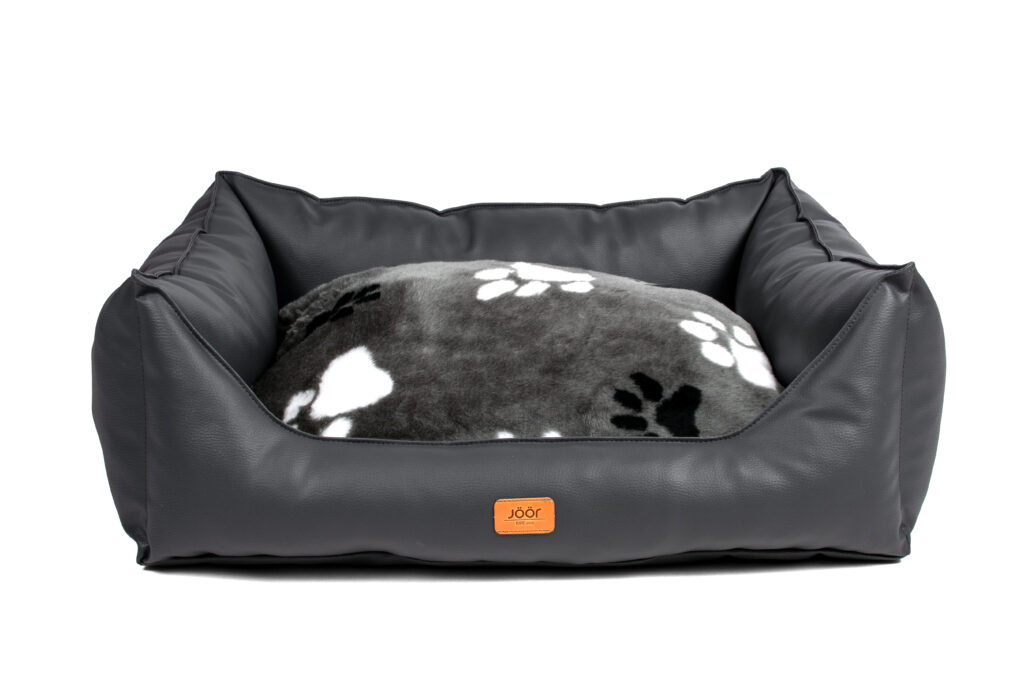Koiranpeti Original Fluffy Paw – Harmaa + Harmaa tassunjälki, 70x85x25cm