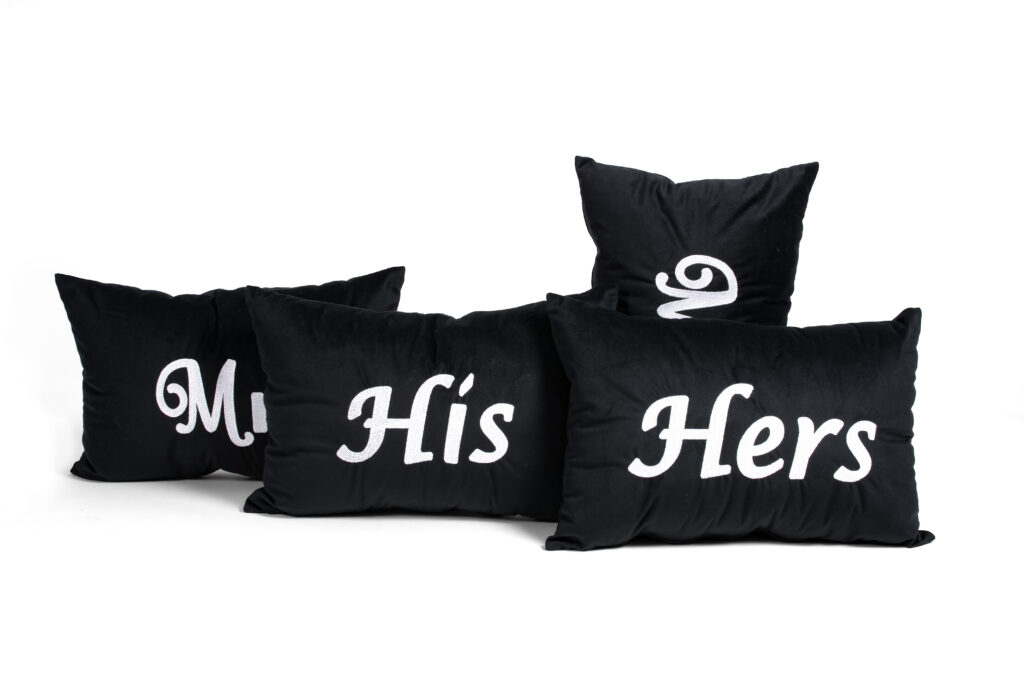 Koristetyyny tekstillä